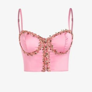 Floral tank crop top